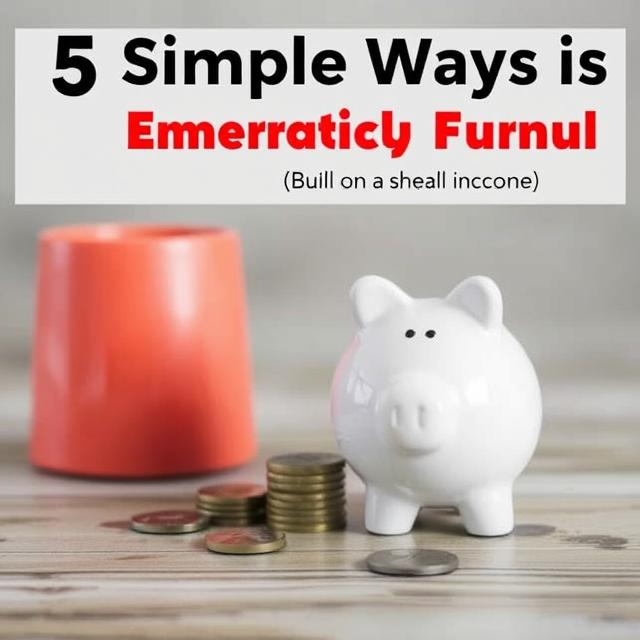 5 Simple Ways to Build an Emergency Fund (Even on a Small Income)
